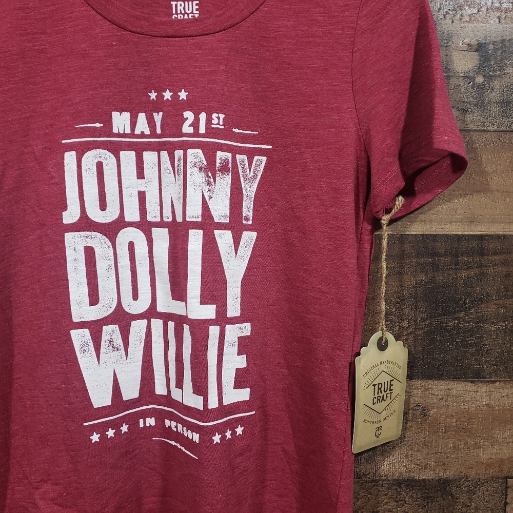 True craft NWT Johnny, Dolly, Willie graphic size small & X-small - Picture 6 of 7
